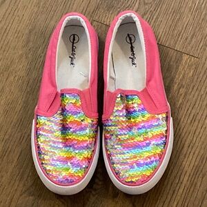 Cat & Jack Reversible Sequined Shoes   Size 4